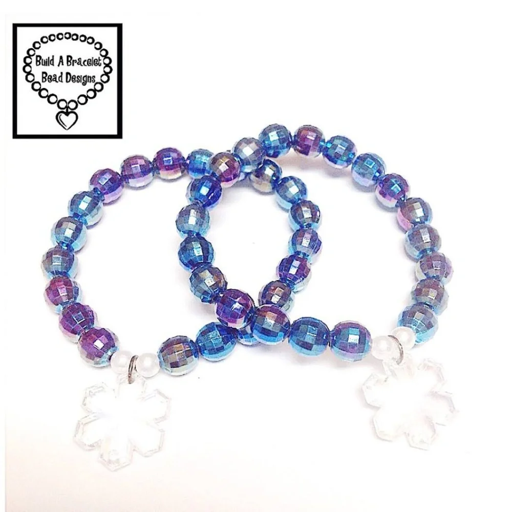 Merry Midnight Blue Snowflake Bracelet